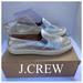 J. Crew Shoes | J. Crew Matlic Silver Lazer Cut Slip On Shoe Sz 9m | Color: Silver | Size: 9