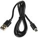 HQRP USB to micro USB Cable / USB Charging Cable for Logitech Wireless Illuminated Keyboard K800 ; Genius NX-ECO / Micro Traveler 9000R / Energy Mouse Wireless Mouse