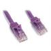 Startech 3 ft Purple Snagless Cat6 UTP Patch Cable - Category 6 - 3 ft - 1 x RJ-45 Male Network - 1 x RJ-45 Male Network - Purple