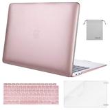 Mosiso Macbook Air 13 inch Case 2018 Model A1932 Soft Touch Hard Cover Shell for Air 13 Touch ID+Keyboard Cover