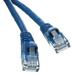 C&E 10-Feet Cat6a Blue Ethernet Patch Cable Snagless/Molded Boot 500 MHz - Pack of 10 (CNE15287)