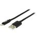 Tripp Lite M100-010-BK Black USB Sync/Charge Cable with Lightning Connector Black 10 ft. (3 m)