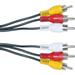 CableWholesale 10R1-03112 RCA Audio Video Cable 3 RCA Male 12 foot