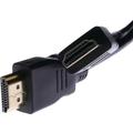 Unirise 25FT HDMI Cable Male to DVI-D Singlelink (18+1) Cable Male Black