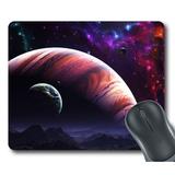 GCKG Nebula Galaxy Moon Space Planet Star Universe Mouse Pad Personalized Unique Rectangle Gaming Mousepad 9.84 (L) x 7.87 (W)