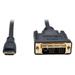 TRIPP LITE P566-006-MINI 6FT MINI HDMI TO DVI DIGITAL