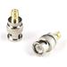 THE CIMPLE CO - Gold SMA Female to BNC Male - Male to Female Adapter RF Connector - 4 Pack
