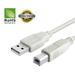 USB 2.0 Cable - A-Male to B-Male for Canon ImageRunner Advance Printer (Specific Models Only) - 3 FT /IVORY