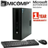 Used HP ProDesk 400 G1 SF Dual Core 3.4Ghz 8GB 1TB Windows 10 PRO Desktop Computer PC