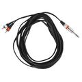 Rockville RNRTR25 25 Ft. 1/4 TRS to Dual RCA Pro Audio Cable 100% Copper