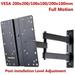 VideoSecu TV Monitor Wall Mount for 22 -42 LG Sony Sansui LCD LED HDTV Some 43 LED Full Motion Articulating Tilt Swivel Bracket ML510B B88