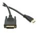 C&E HDMI to DVI 24+1 Male to Male 15 Feet (Blk w GP)