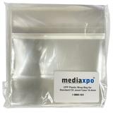 CheckOutStore 300 OPP Plastic Wrap Bag for Standard CD Jewel Case 10.4mm