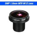 1.8mm Fisheye Lens HD 5.0 Megapixel IR M12 Mount 1/2.5 F2.0 For CCTV IP Camera 180 Degree Wide Viewing Angle Panoramic CCTV Camera Lens
