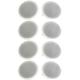 Pyle PDIC Series 8 250W Round Flush Mount Wall Ceiling Speakers (8 Pack)