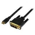 1m Mini HDMI to DVI-D Cable Male to Male Black