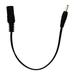 (6-Inch) 5.5mm/2.5mm to 3.5mm/1.1mm AC DC Adapter Cable - Black (Used)