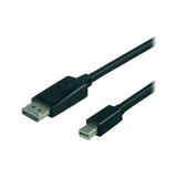 VisionTek Mini DisplayPort to DisplayPort 2M Active Cable (M/M) - 6.56 ft DisplayPort A/V Cable for Monitor Projector Audio/Video Device - First End: 1 x DisplayPort Male Digital Audio/Video - ...