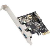 Syba 2PORT USB 3.0 PCI-EXPRESS CARD FULL & LOW PROFILE BRACKETS