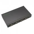 IOCrest USB 2.0 to 4-Port RS422 / 485 DB9 Serial Converter Hub FTDI Chipset 5V AC Adapter