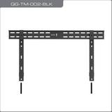 QualGear QG-TM-002-BLK Universal Ultra-Slim Low-Profile Fixed Wall Mount for 37 -70 LED Flat Panel TVs