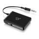 aluratek ais01f i-stream dockfree bluetooth audio receiver with rca cables included - black