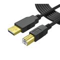 OMNIHIL (15FT) 2.0 High Speed USB Cable for Crown XTi4002 DriveCore Two Channel 1200W At 4 ohms Power Amplifier