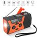 EEEkit Emergency Solar Hand Crank Portable Radio NOAA Weather Radio for 2000mAh Power Bank AM/FM LED Flashlight SOS Alarm LED Flashlight Reading Lamp