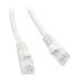 C&E Cat5e White Ethernet Patch Cable Snagless/Molded Boot 5 Feet 5-Pack (CNE472329)