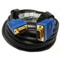 100FT 15PIN GOLD PLATED BLUE SVGA HD15 SUPER VGA Male to Male M/M MONITOR/LCD/PROJECTOR CABLE projectors and computer flat panel display monitors to portable or desktop computers for netflix