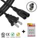 AC Power Cord for Sharp LC13B2US Sharp LC13B4U Sharp LC-13B4U-B Sharp LC-13B4U-S Sharp LC13BTU Sharp LC13C3US PLUS 6 Outlet Wall Tap - 4 ft