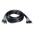 QVS RCA5AV-50 50 ft. HDTV 5RCA Premium Component Audio & Video Combo Cable Kit