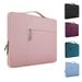 Mosiso Laptop Sleeve Briefcase for 13 inch New MacBook Pro A1989 A1706 A1708 New Air 13 A1932 2018 Polyester Notebook Sleeve Case Bag Pink