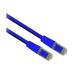 IEC M67466A-01 RJ45 4Pr Cat 6a Shielded Patch Cord with Molded Snag Free Strain Relief Blue 1