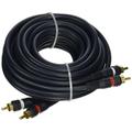 iMBAPrice 2RCA Male to 2RCA Male Home Theater Audio Cable - 75 Feet - Black