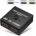 HDMI Splitter 1 in 2 Out HDMI Switch 4K HDMI Splitter HDMI Bidirectional Switcher 2 Input 1 Output Supports 4K/3D/1080/HDCP for HDTV/Blu-Ray Player/DVD/DVR