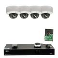 GW Security 8CH H.265 4K NVR 5-Megapixel (2592 x 1920) 4X Optical Zoom Network Plug & Play Video Security System 4pcs 5MP 1920p 2.8-12mm Motorized Zoom POE Weatherproof Dome IP Cameras