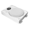 Lanzar AQTB8 1000 Watt Slim Waterproof Amplified Marine Subwoofer System White