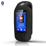 HOTT MP3 Player with Clip Bluetooth for Sport 8 GB Music Player Lossless Sound Support FM Radio Recorder Stopwatch Pedometer Expandable up to 32 GB