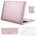 Mosiso Macbook Air 13 inch Case A1466 A1369 Older Version 2010-2017 Laptop Cover Case+Keyboard Cover