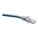 Eaton Tripp Lite Series Cat6 Gigabit Solid Conductor Snagless UTP Ethernet Cable (RJ45 M/M) PoE Blue 175 ft. (53.34 m) - Patch cable - RJ-45 (M) to RJ-45 (M) - 175 ft - CAT 6 - booted snagless solid - blue