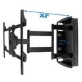 Mount-It! Recessed Full Motion TV Wall Mount Long 26 Extension Fits 32 -70 TV s Capacity 175 Lbs. Flush Installation Heavy Duty