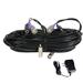 VideoSecu 100ft Video Power Extension Cable Wire Cord 12V DC 500mA Regulated Power Adapter for CCTV Security Camera b5j