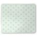 Mint Mouse Pad Retro Polka Dots Pattern Old Fashion Classic Spots Circles Nostalgic Artwork Rectangle Non-Slip Rubber Mousepad Almond Green by Ambesonne