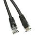 C&E 7-Feet Cat6a Black Ethernet Patch Cable Snagless/Molded Boot 500 MHz - Pack of 10 (CNE14440)