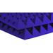 Auralex Acoustics - 4 Studiofoam Pyramid Acoustic Panels 2 x 4 x 4 (6 pack) Purple