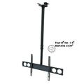 MegaMounts Heavy Duty Tilting Ceiling Televeision Mount for 37 to 70 LCD LED and Plasma Televisions