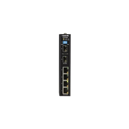 BLACK BOX LGH1006A GIGABIT ETHERNET (1000-MBPS) EXTREME TEMPERATURE SWITCH - (4) 10/100/1000-MBPS C