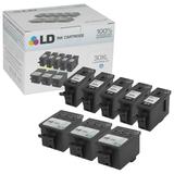 LD Compatible Replacement for Kodak 30XL /30 8 PK High Yield Cartridges Includes: 5 1550532 HY Black and 3 1341080 HY Color for use in Kodak Hero 3.1 5.1 ESP C310 C315 & Office 2150 2170