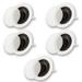 Acoustic Audio HTI6c Flush Mount In Ceiling Speakers with 6.5 Woofers 5 Pack